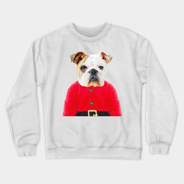 Sad bulldog Crewneck Sweatshirt by DarkMaskedCats